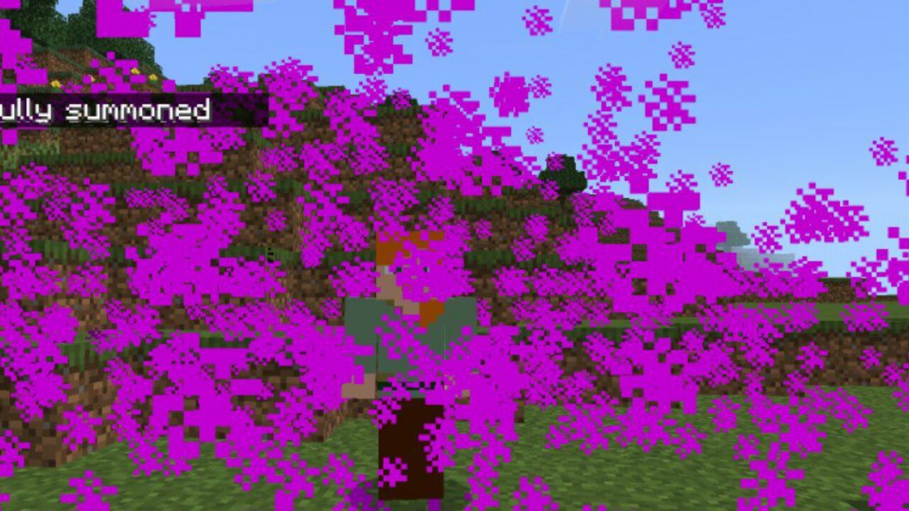 Effect from Spawn Unsummonables Mod for Minecraft PE
