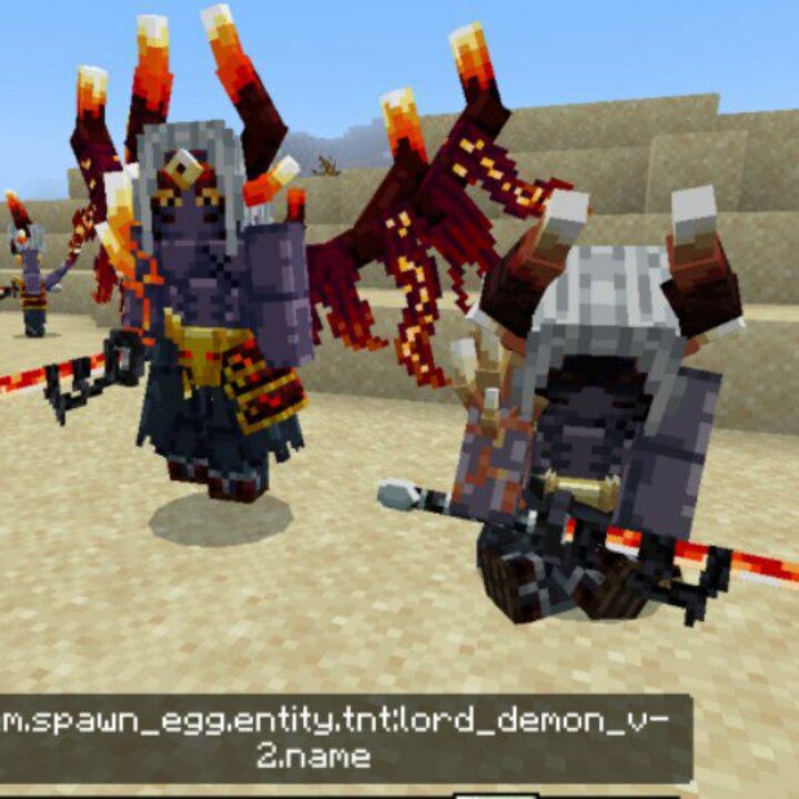 Boss Demon King Mod for Minecraft PE