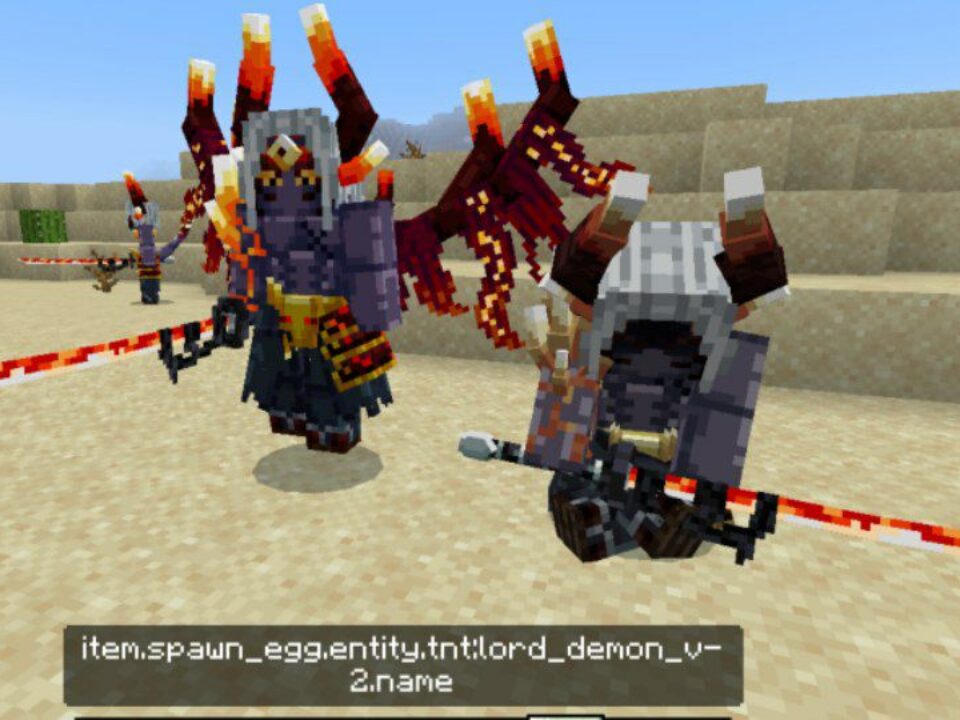 Boss Demon King Mod for Minecraft PE