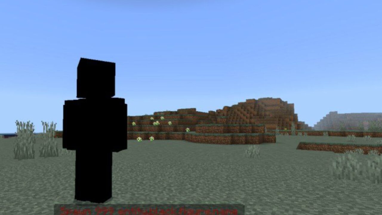 Entity from The Man from the Fog Mod for Minecraft PE