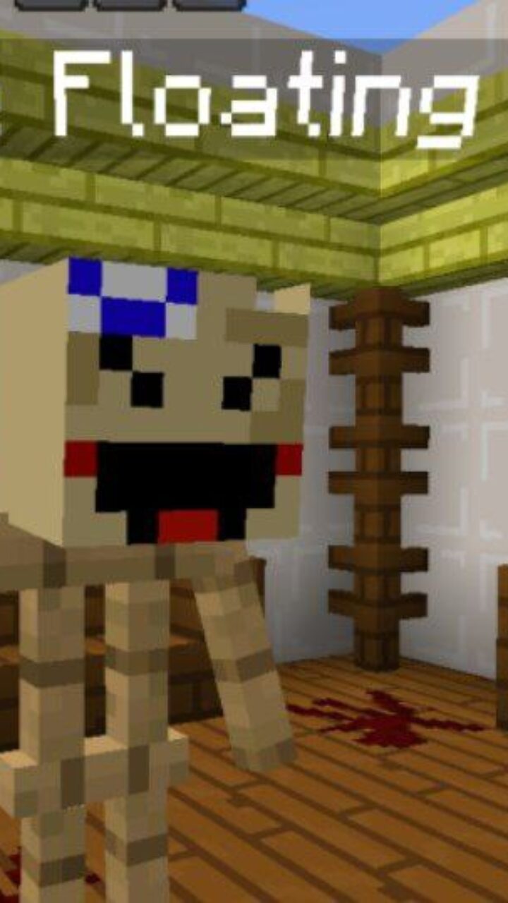 Floating Head from Lost Horror Map for Minecraft PE
