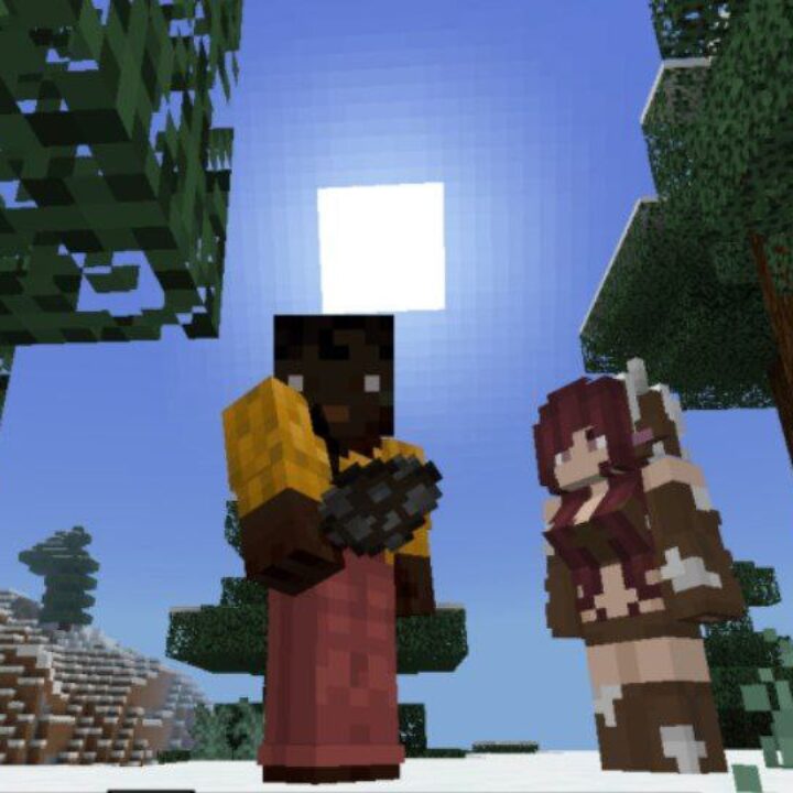 Human Player Mob Mod for Minecraft PE
