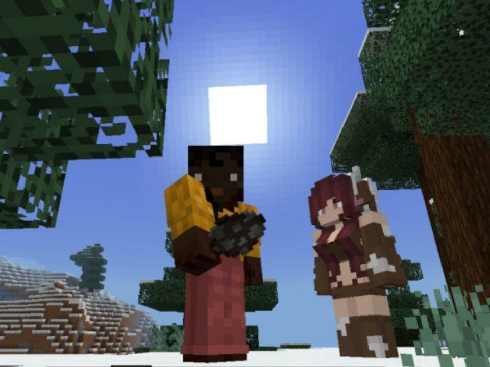 Human Player Mob Mod for Minecraft PE