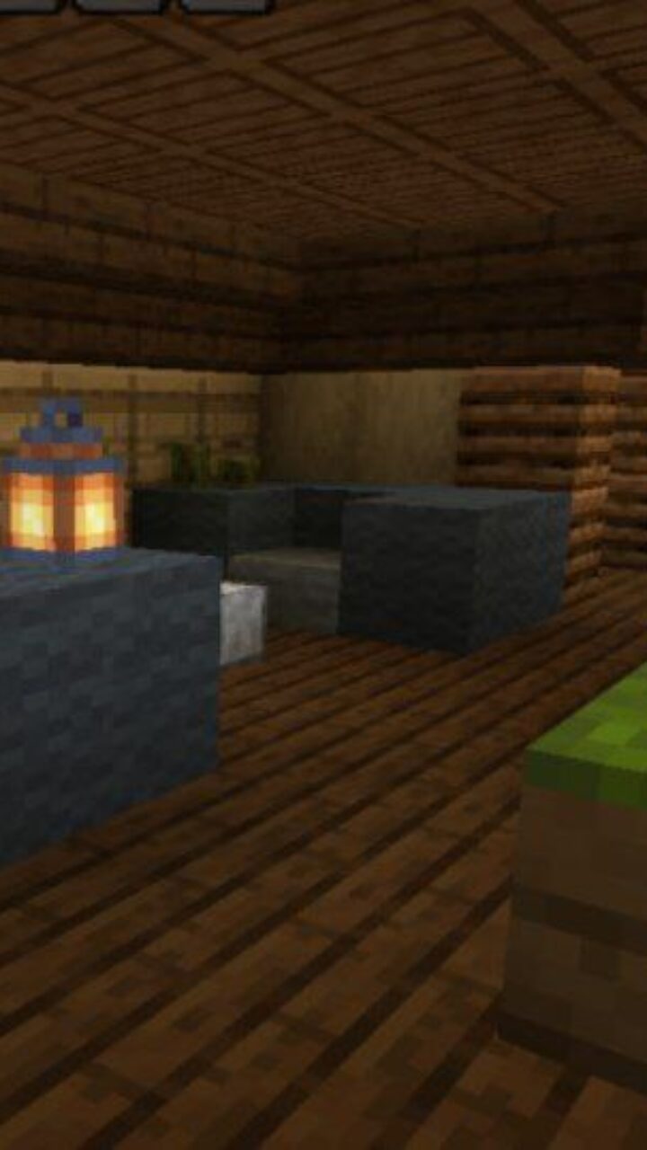 Interior from Underwater House Map for Minecraft PE