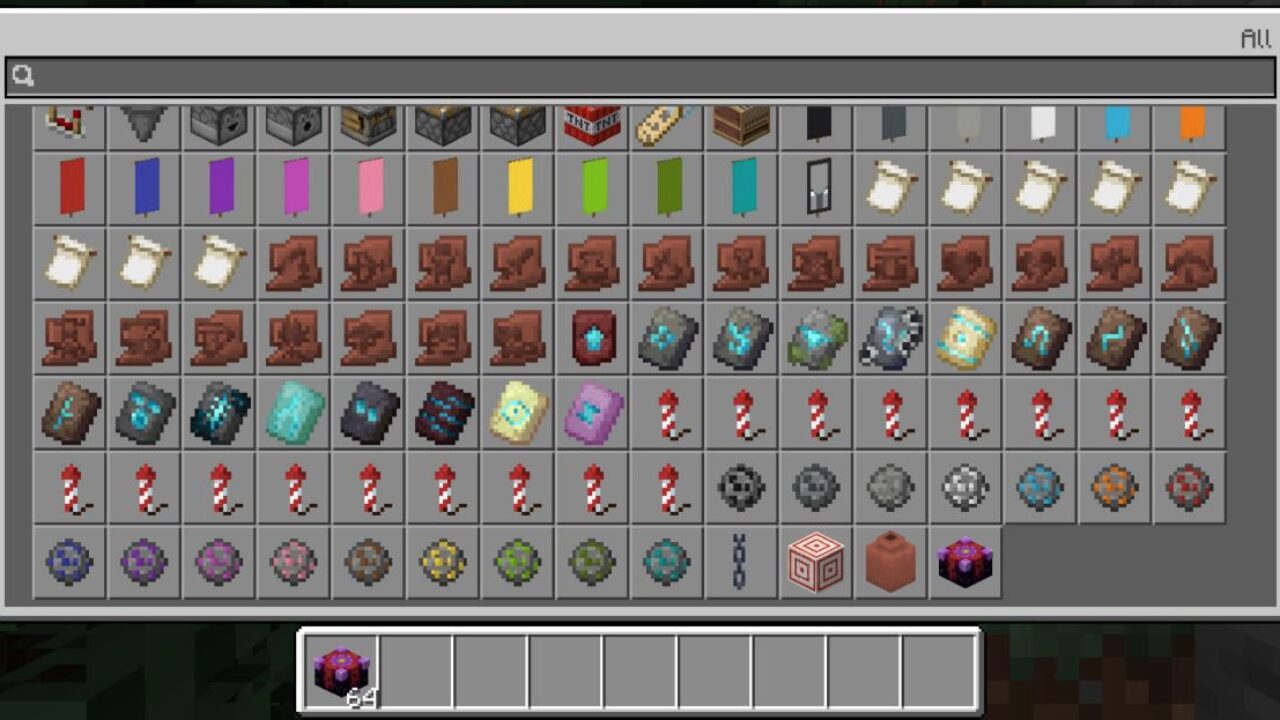 Inventory from Disenchanter Table Mod for Minecraft PE