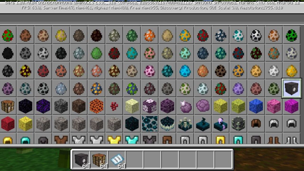 Inventory from Safes Mod for Minecraft PE