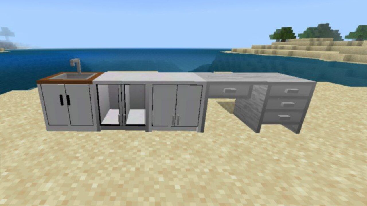 Kitchen from Remon Furniture Mod for Minecraft PE