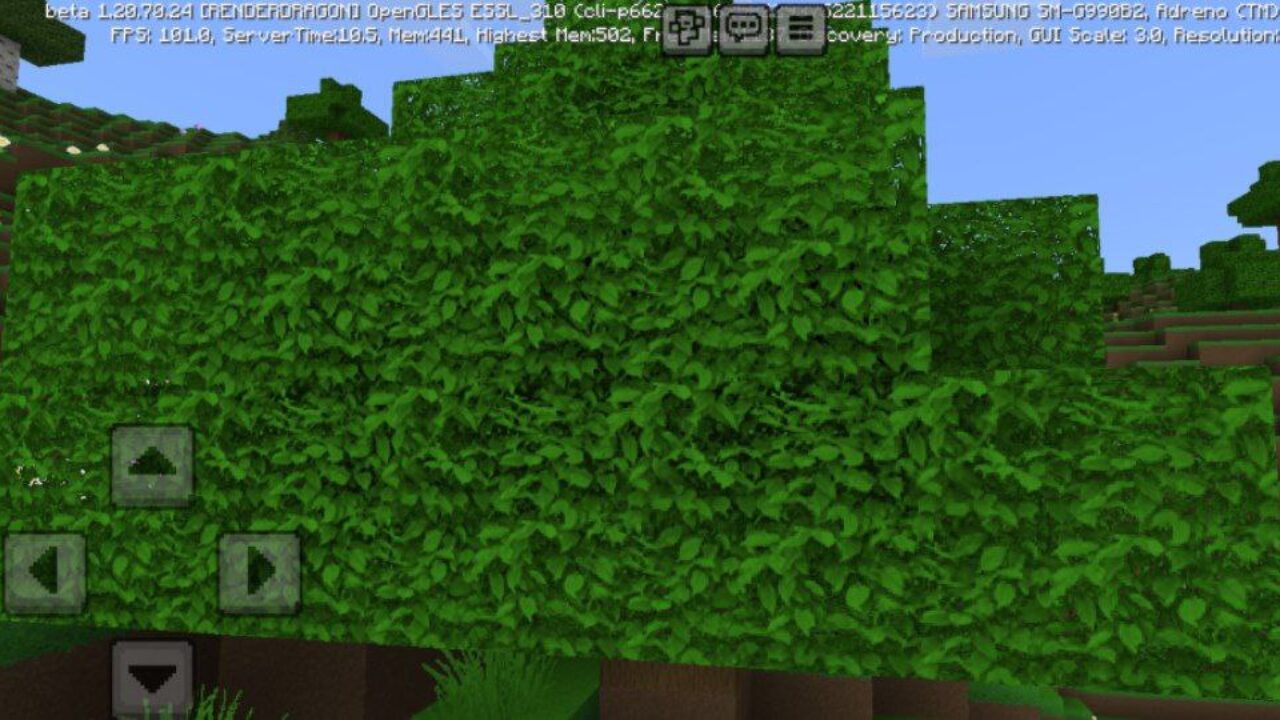 Leaves from Firewolf 3D Texture Pack for Minecraft PE