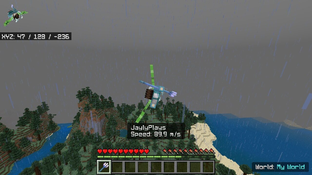 More Info from Speedometer Mod for Minecraft PE