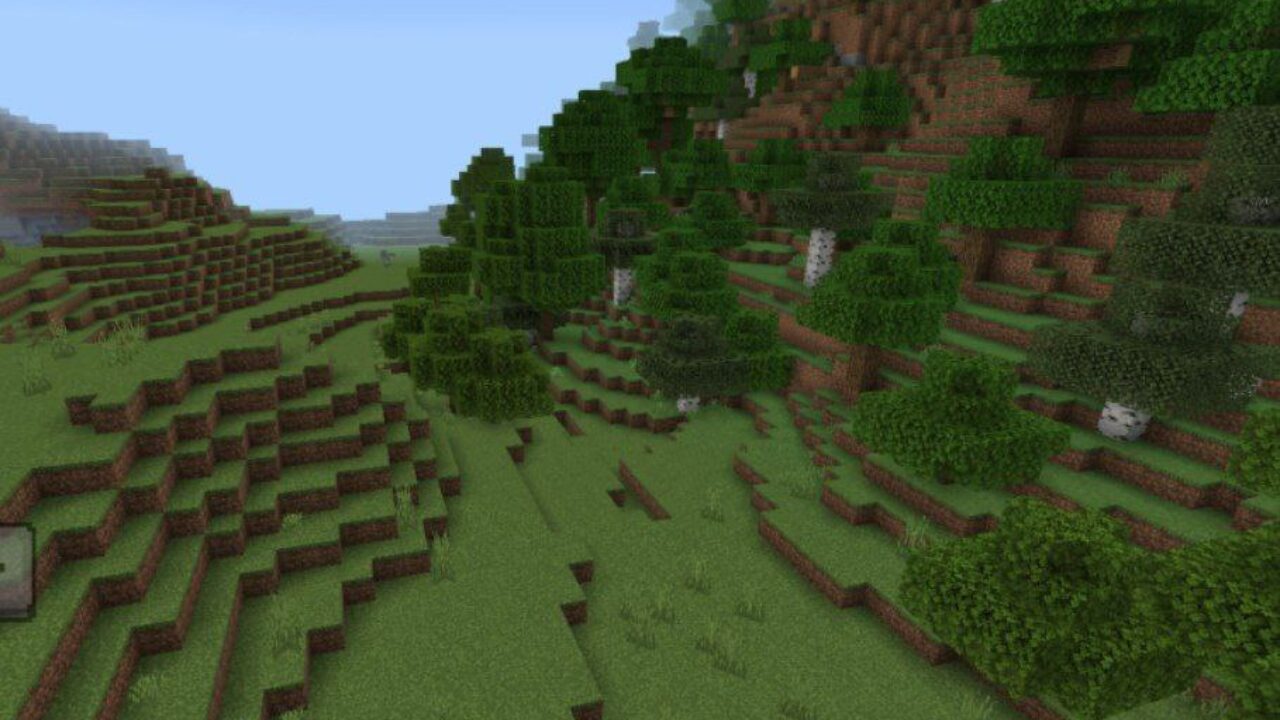 Nature from Better Weather Texture Pack for Minecraft PE