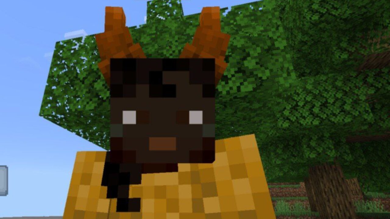 Orange from Colored Horns Mod for Minecraft PE