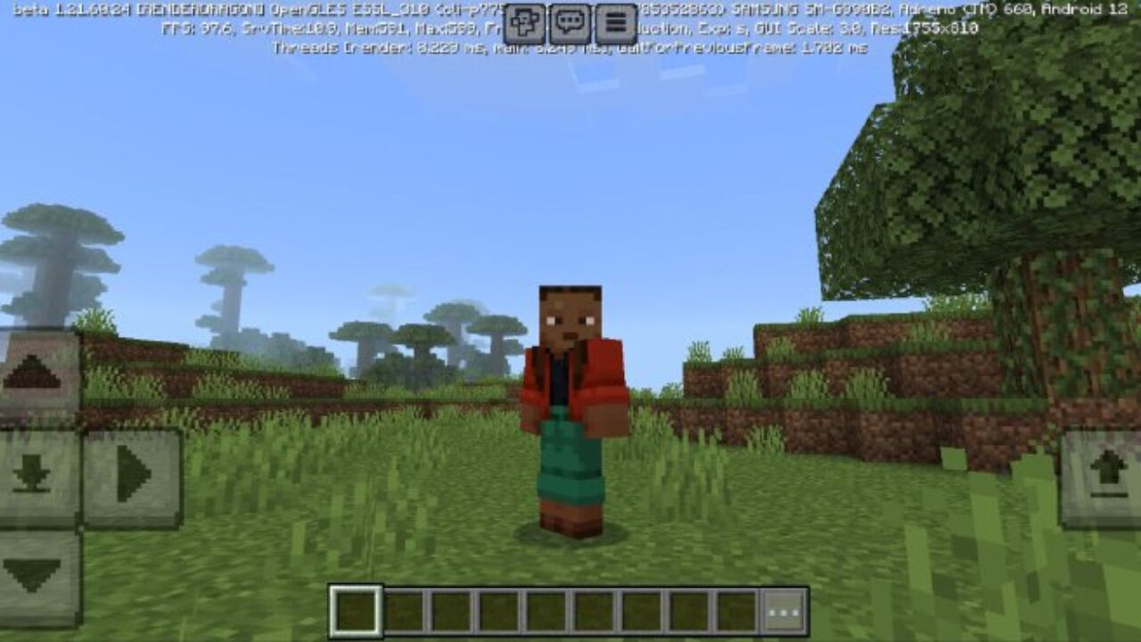 PBR from Grass from Water from Trees from Vanilla Shader for Minecraft PE