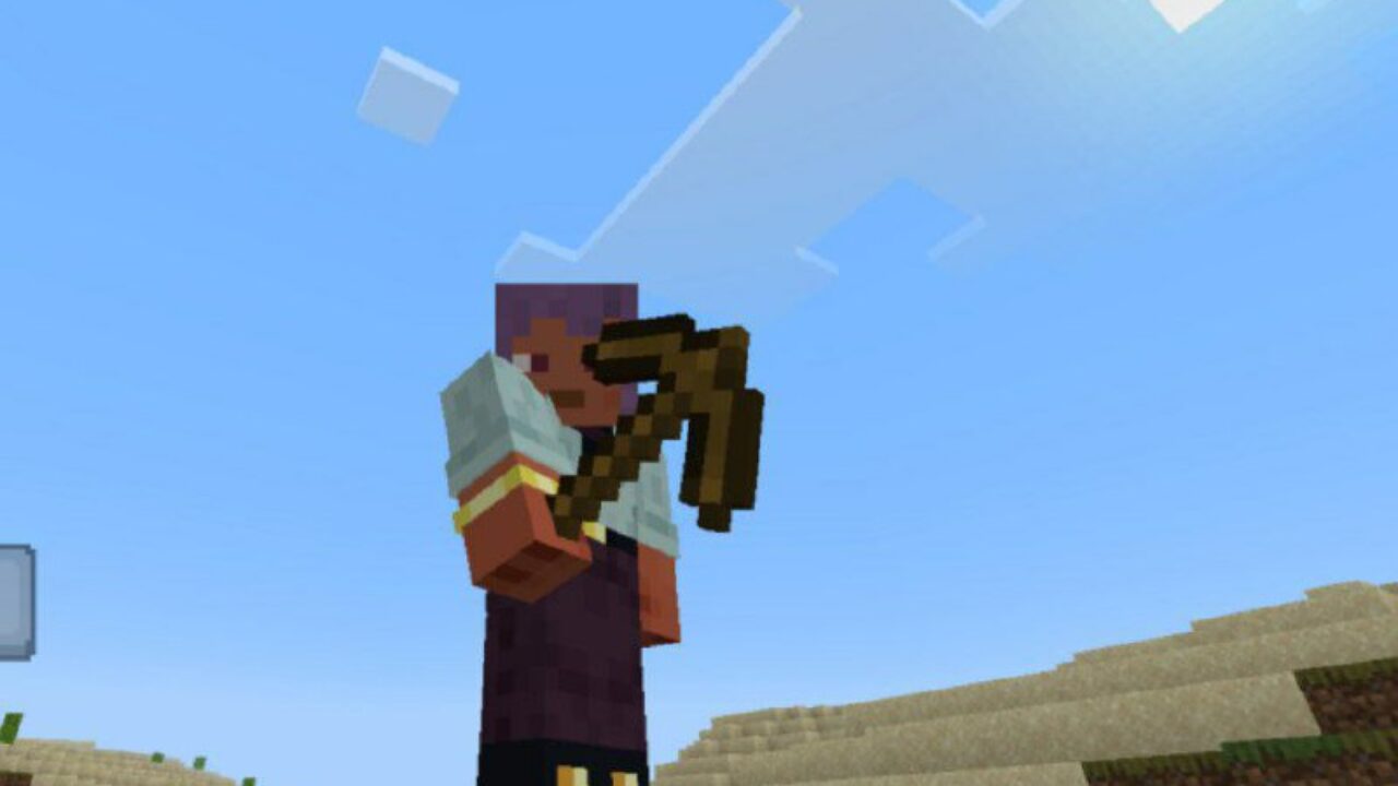 Pickaxe from Edds Easy Harvest Mod for Minecraft PE