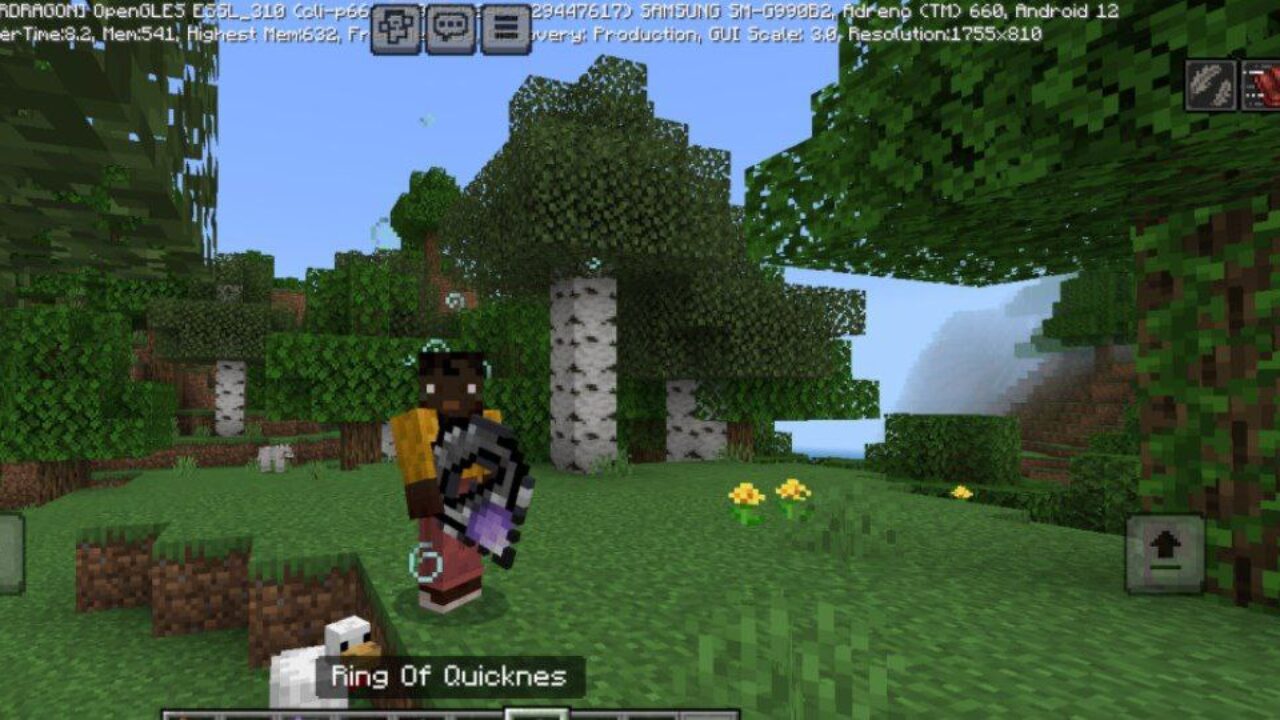 Power Rings Mod for Minecraft PE