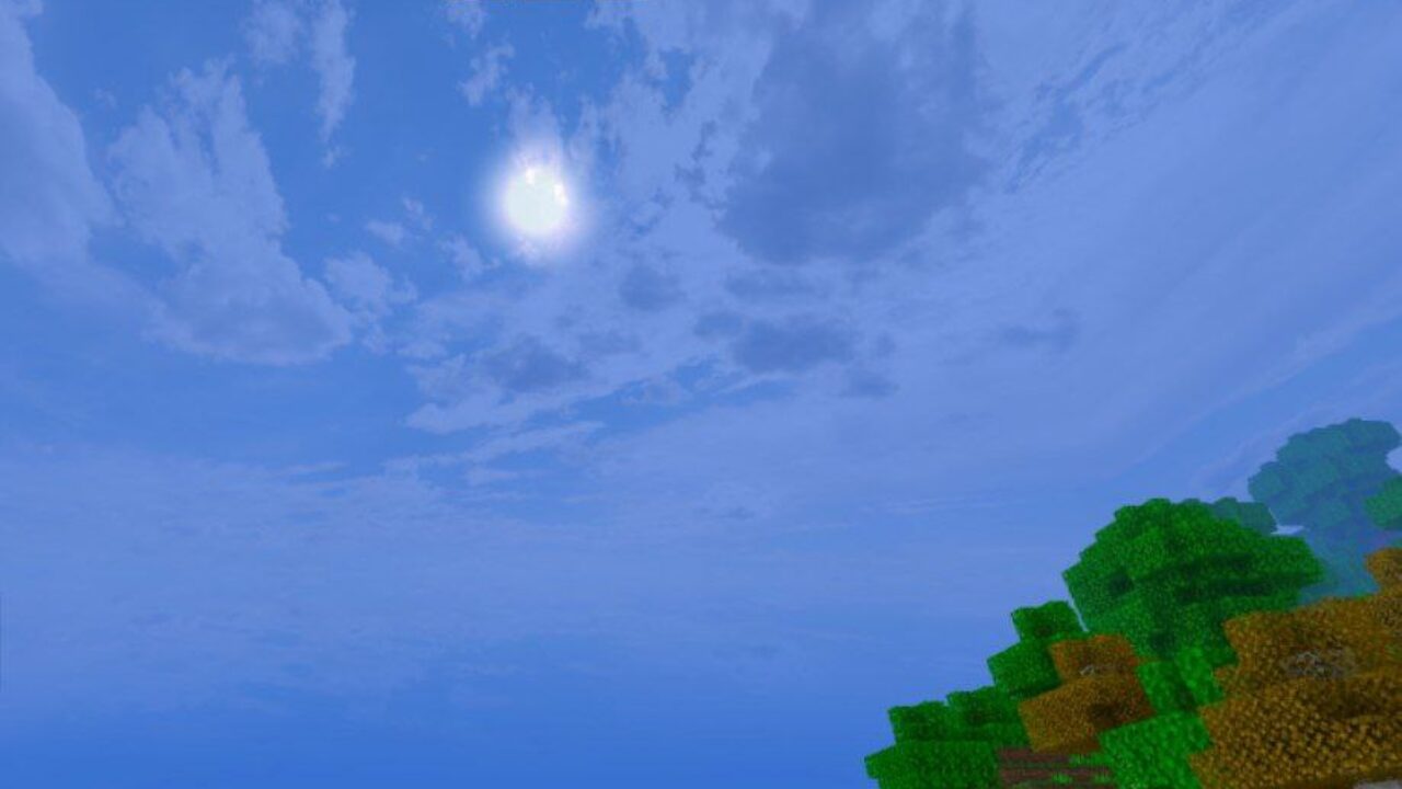 Sky from Ale Shader for Minecraft PE