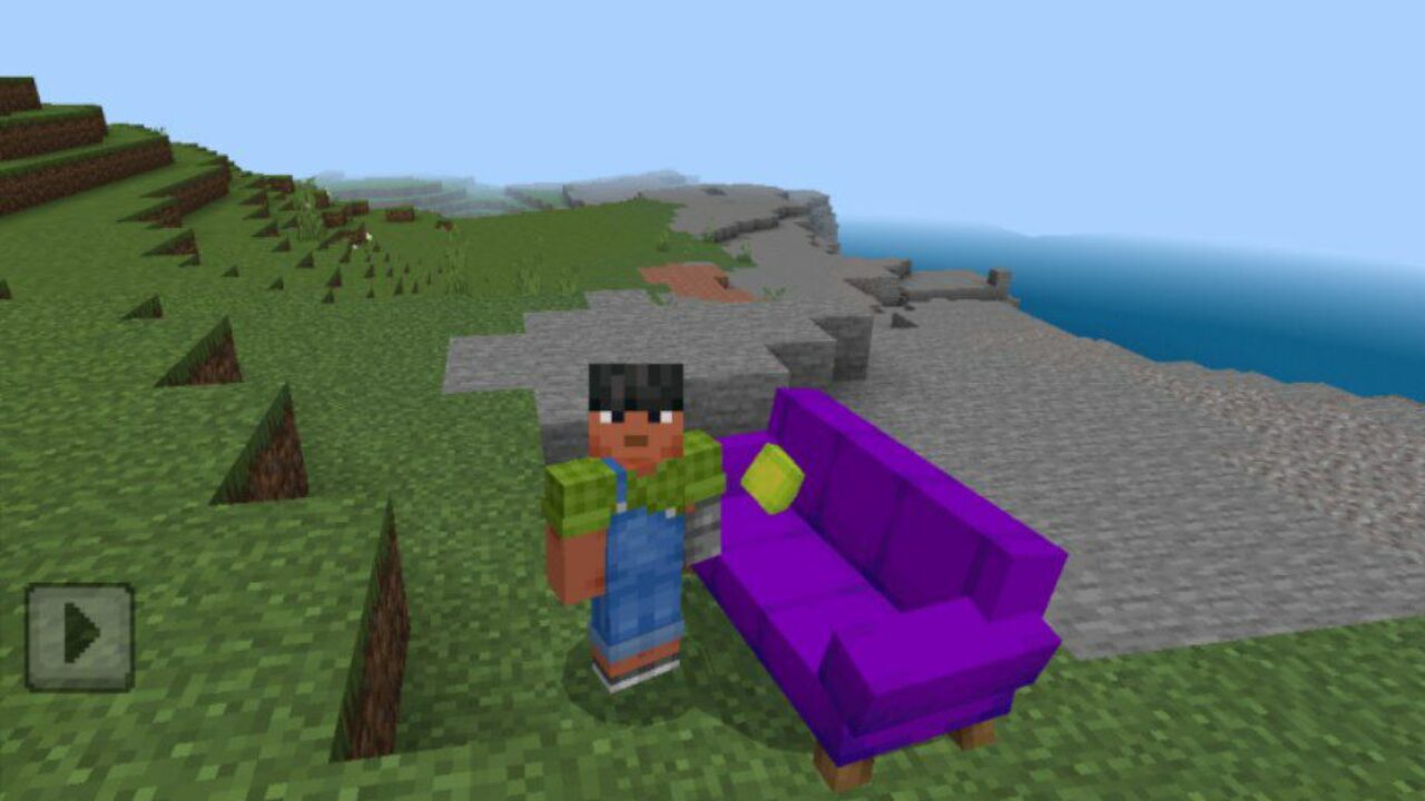 Sofa from Couch Furniture Mod for Minecraft PE