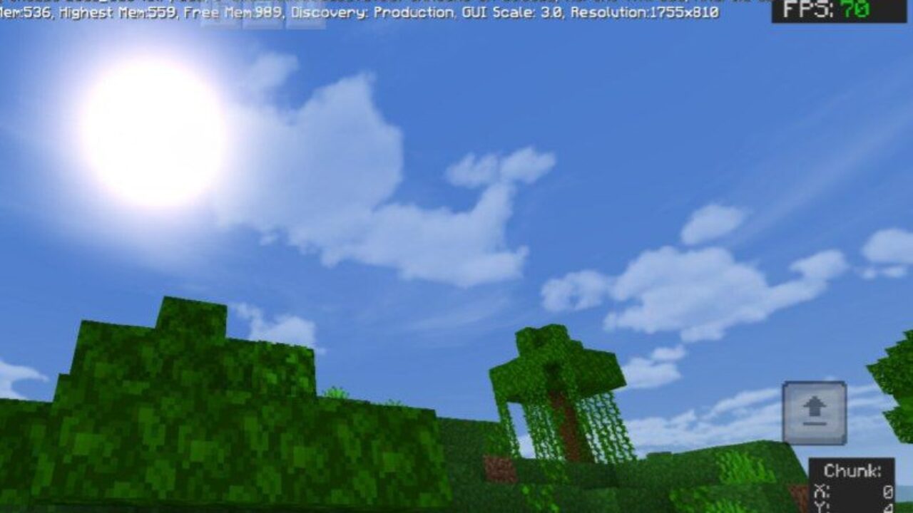 Sun from Neo Texture Pack for Minecraft PE