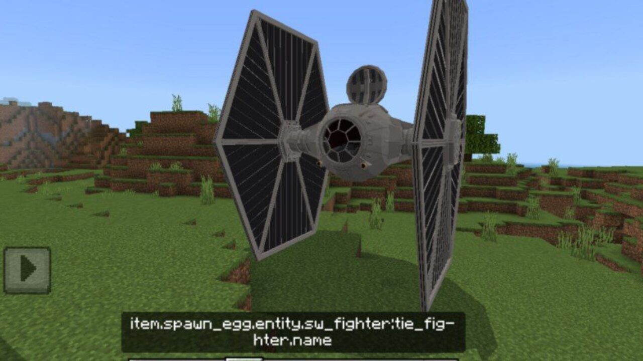 Fighter from Star Wars Vehicle Mod for Minecraft PE