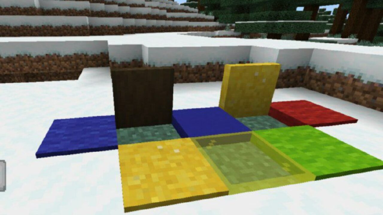 Trapdoors from Camouflage Door Mod for Minecraft PE
