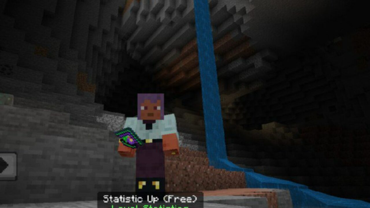 Up from Level Statistics Mod for Minecraft PE