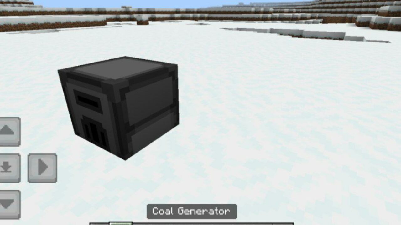 Coal from Bedrock Energistics Mod for Minecraft PE
