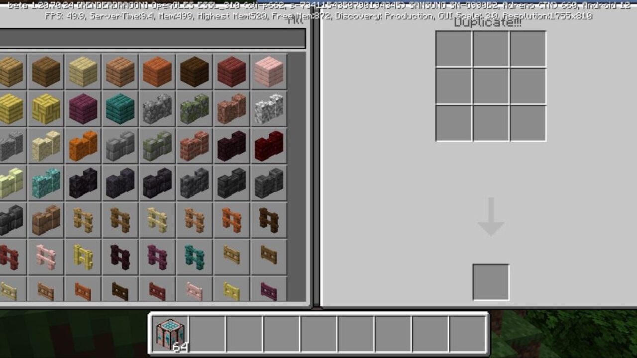 Function from Block Duplicator Mod for Minecraft PE