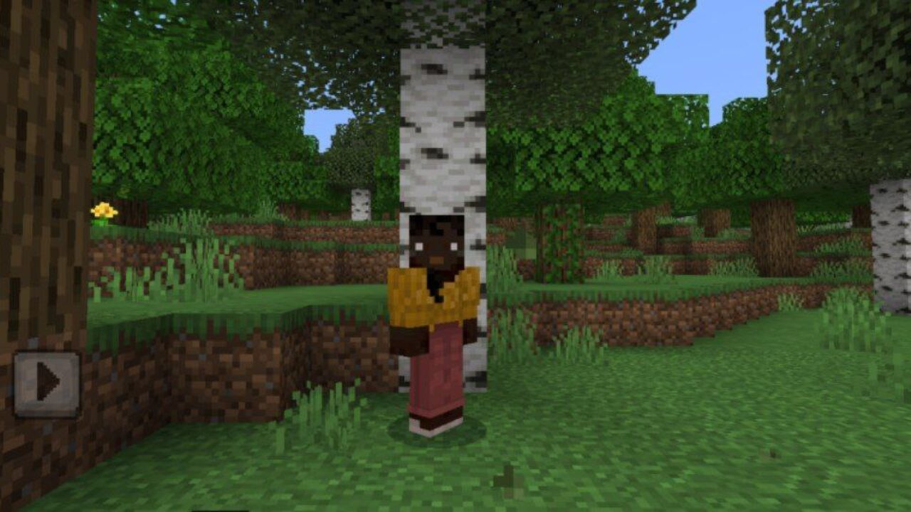 Fused Falling Leaves Mod for Minecraft PE