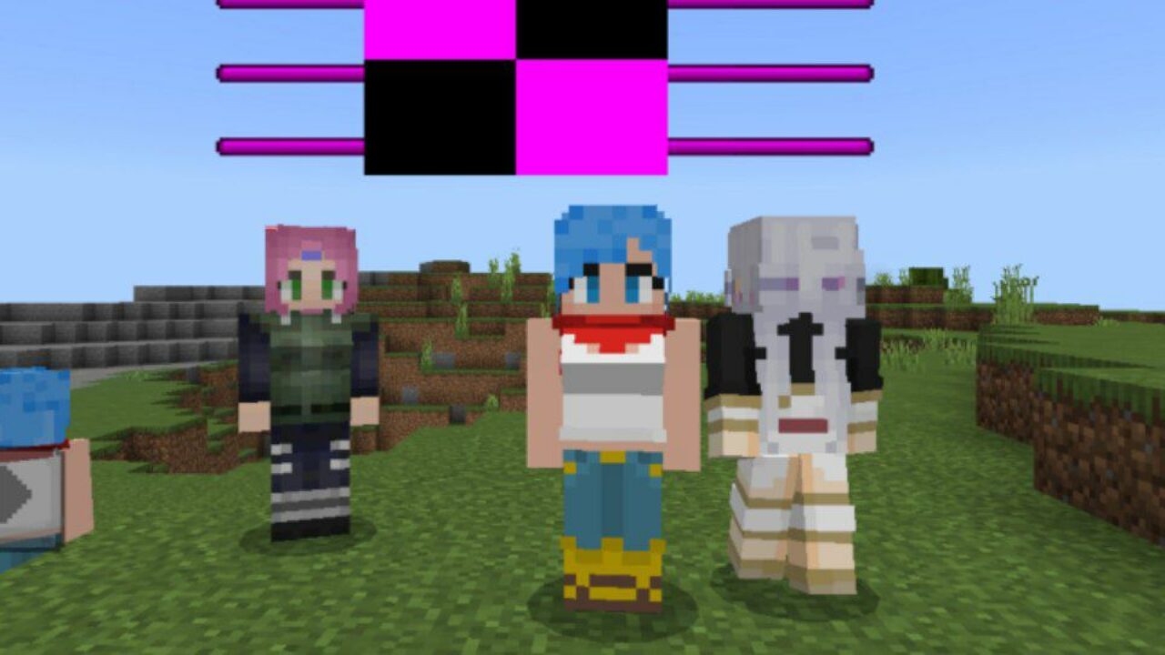 Girls from Waifus 2 Mod for Minecraft PE