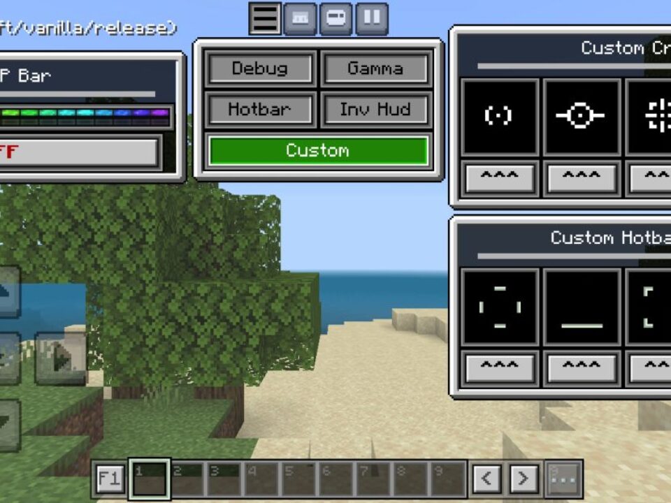HUD Plus V2 Texture Pack for Minecraft PE