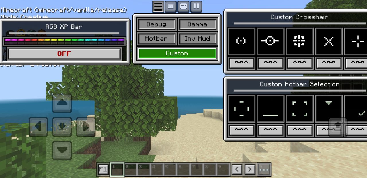 Download HUD Plus V2 Texture Pack for Minecraft PE HUD Plus V2 Texture