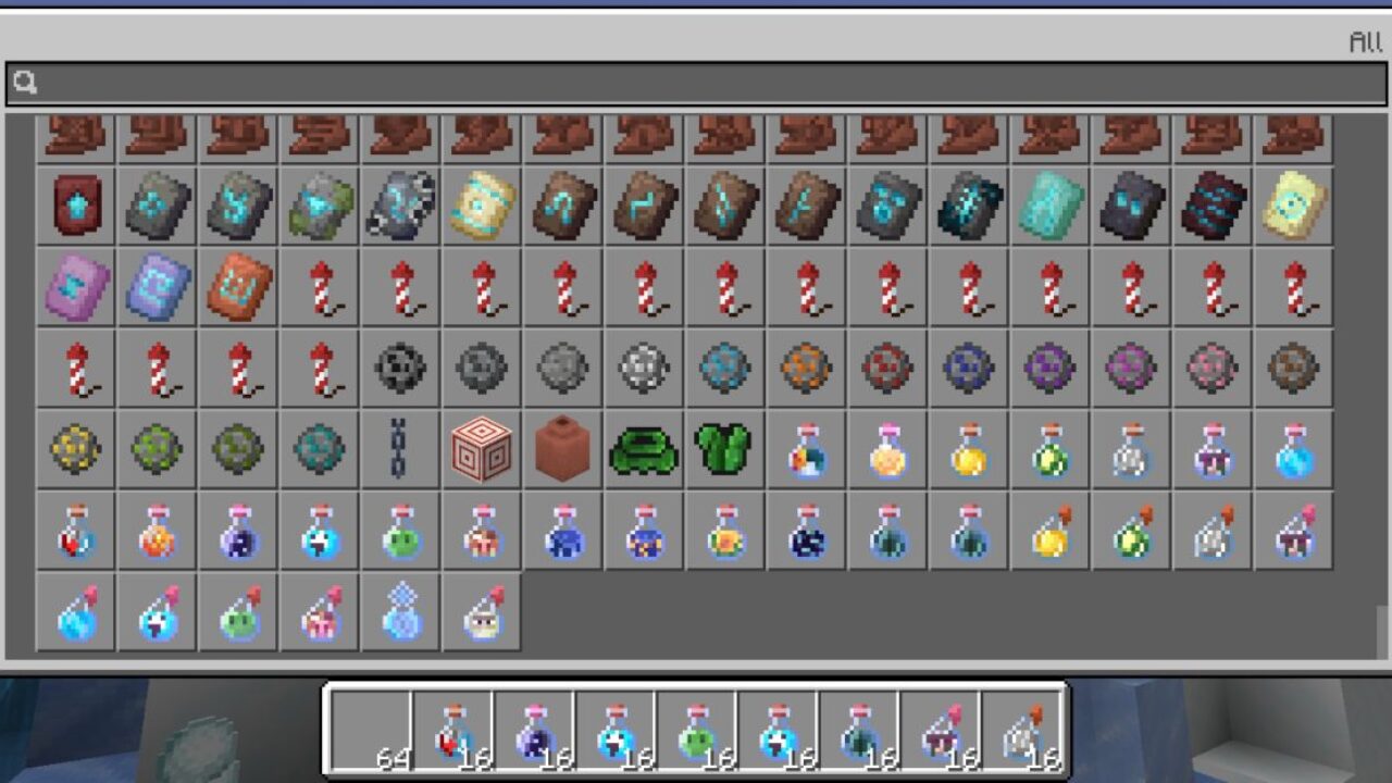 Inventory from Alchemist Mod for Minecraft PE