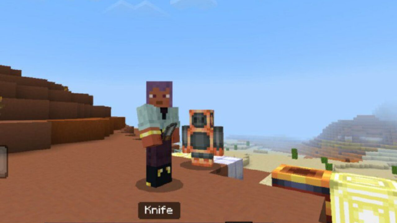 Knife from Factory Craft Mod for Minecraft PE
