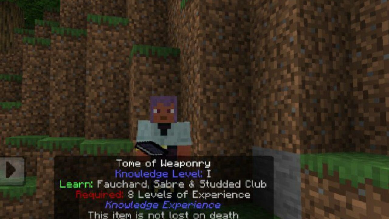 Knowledge Experience Mod for Minecraft PE