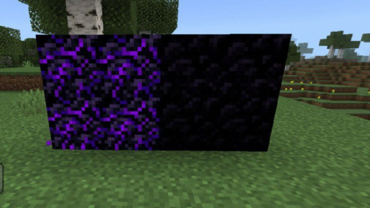 Obsidian from Cornbread Texture Pack for Minecraft PE