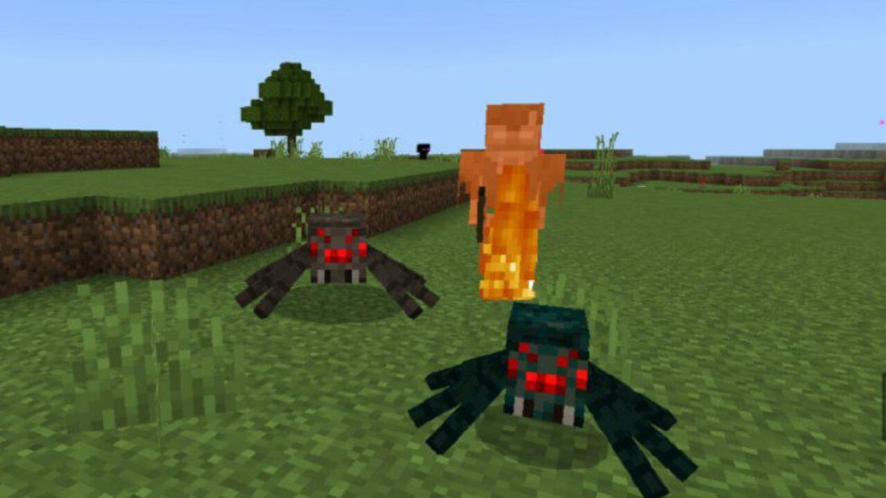 Spider from Super Insane Mod for Minecraft PE