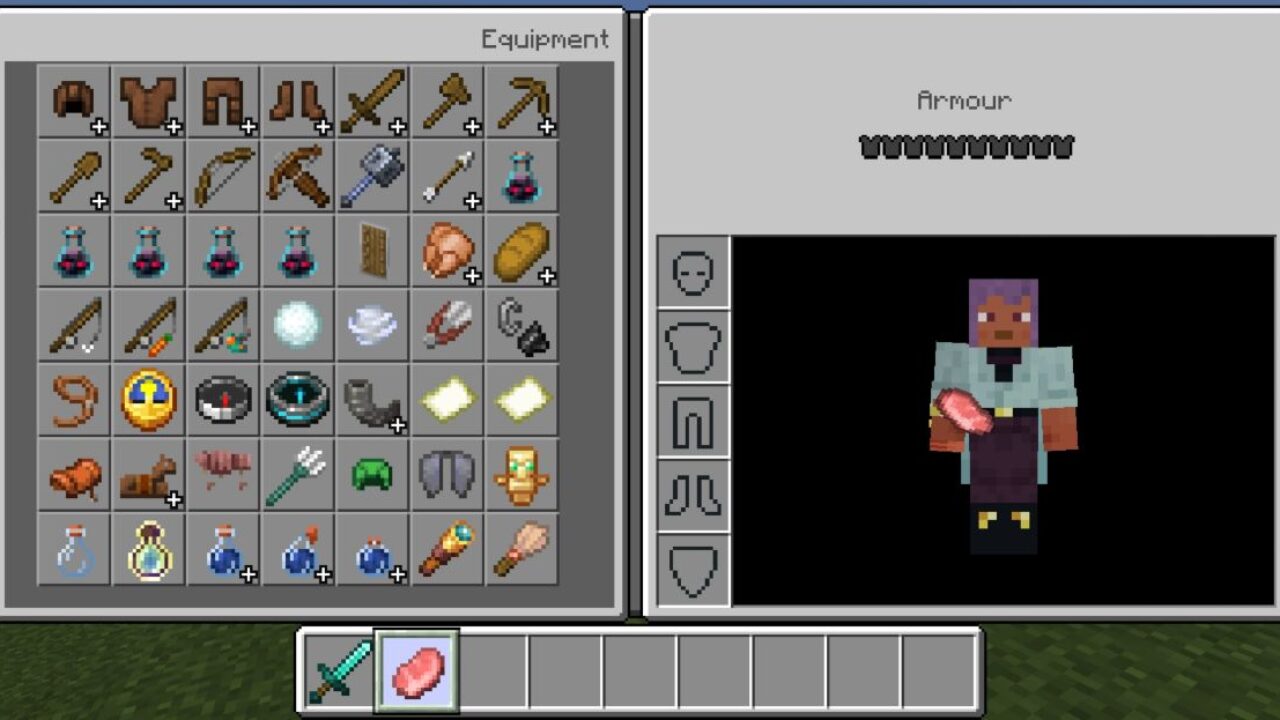 Abilities from Auto Inventory Mod for Minecraft PE