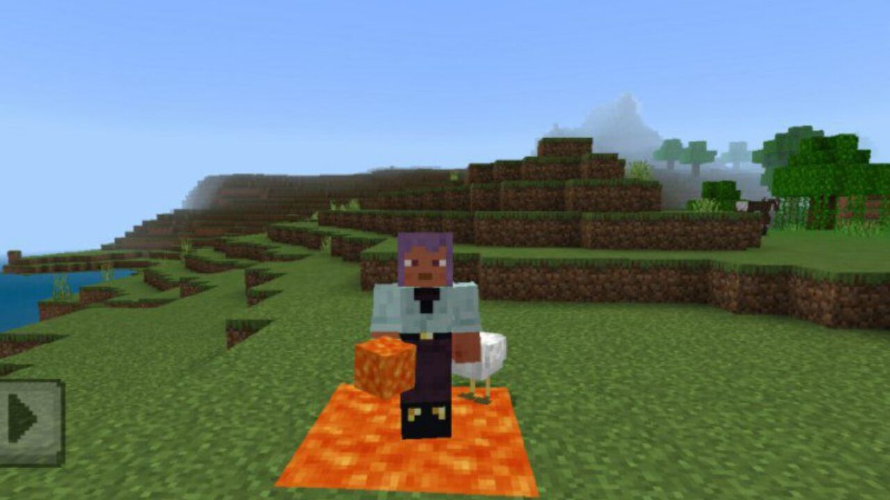 Abilities from Fake Liquid Blocks Mod for Minecraft PE