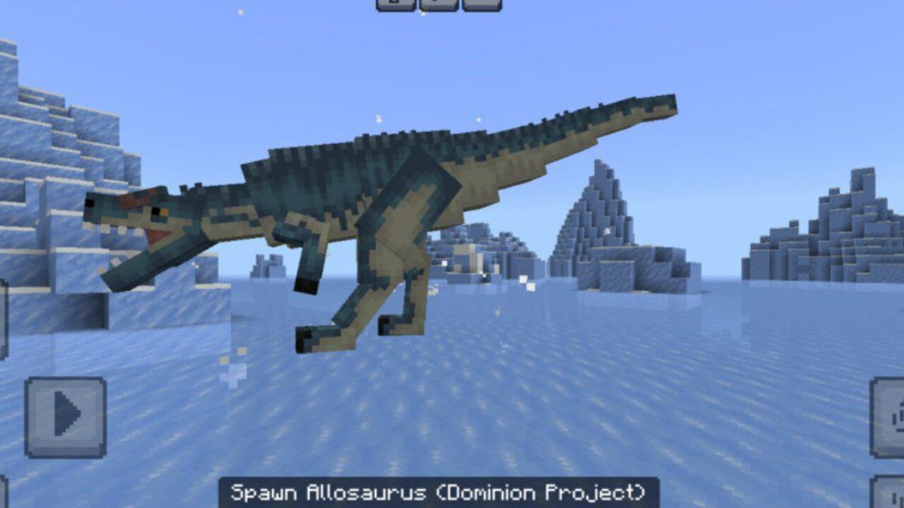 Allosaurus from Dominion Project Mod for Minecraft PE