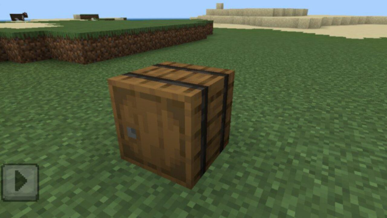 Barrel from Lootr Mod for Minecraft PE