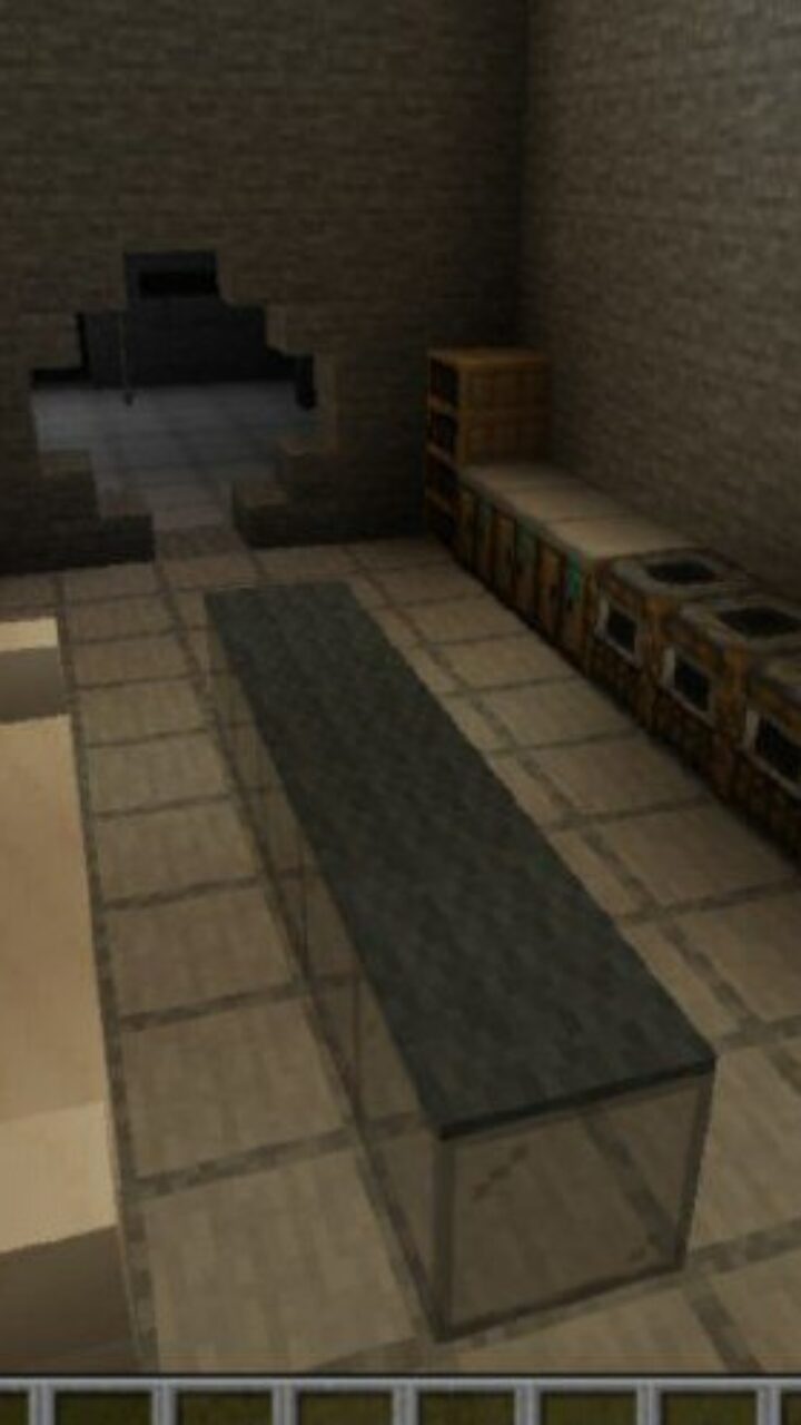 Inside from Cyberpunk City Map for Minecraft PE