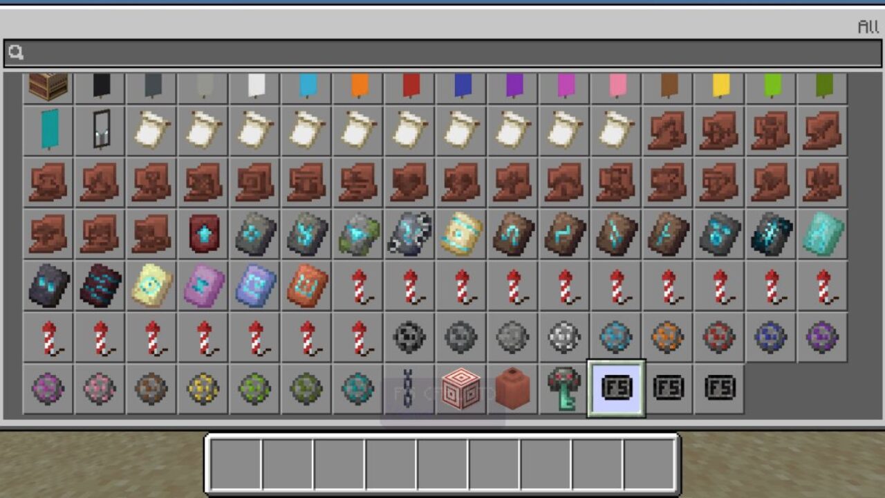 Inventory from F5 Mod for Minecraft PE