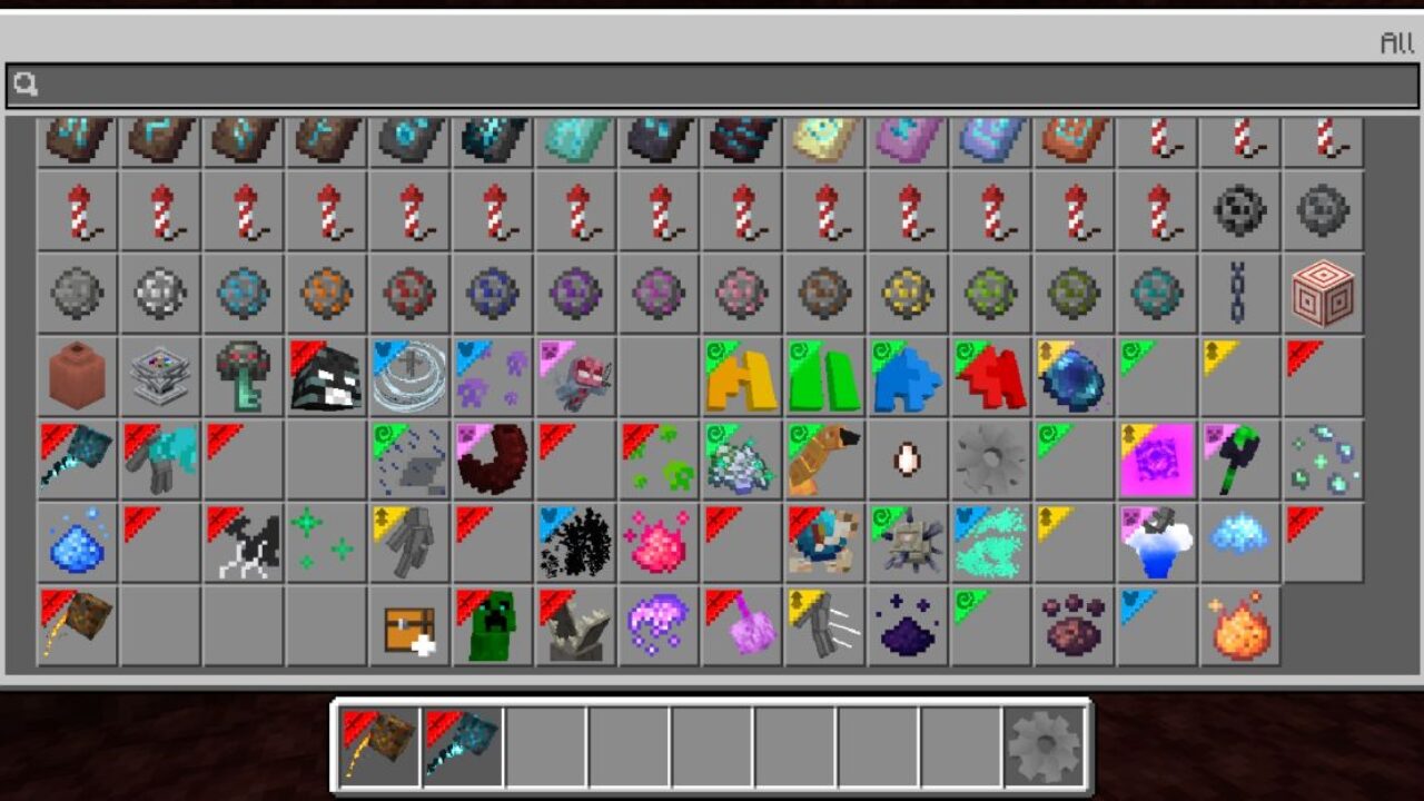 Inventory from Reborne Expanse Mod for Minecraft PE