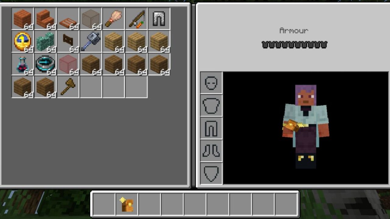 New Option from Inventory Sorter Mod for Minecraft PE