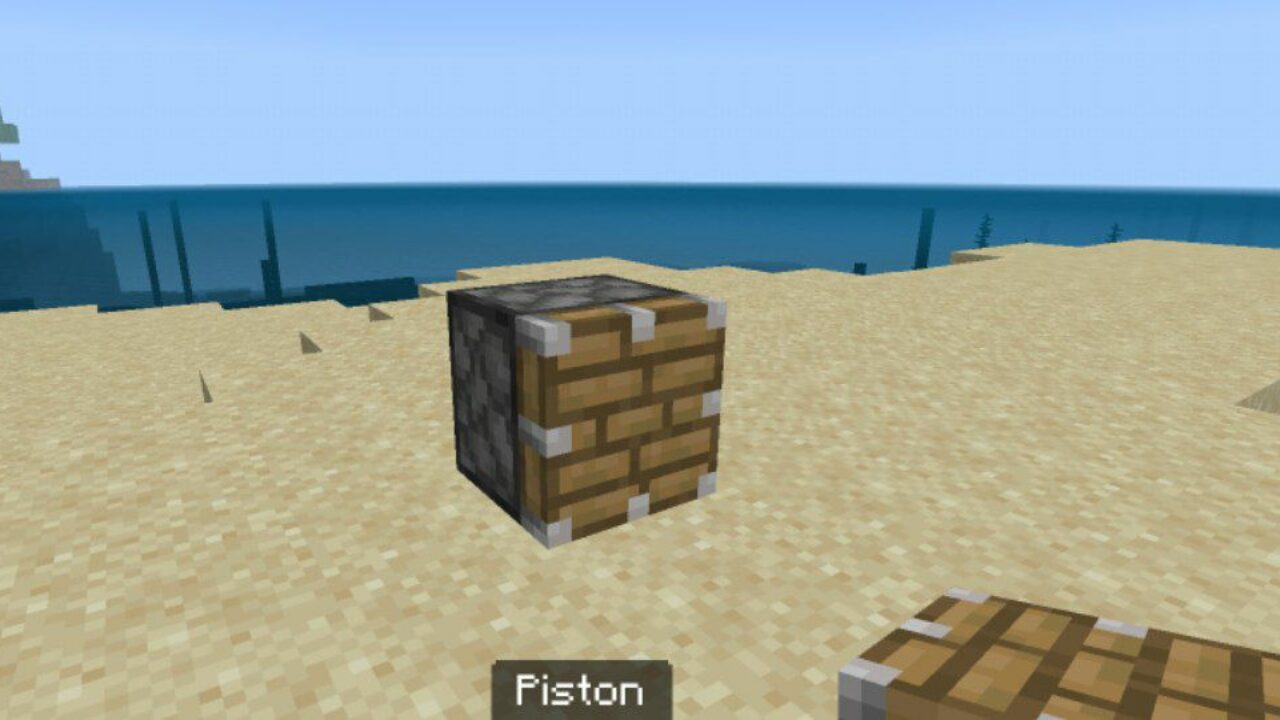 Piston from Breakable Bedrock Mod for Minecraft PE