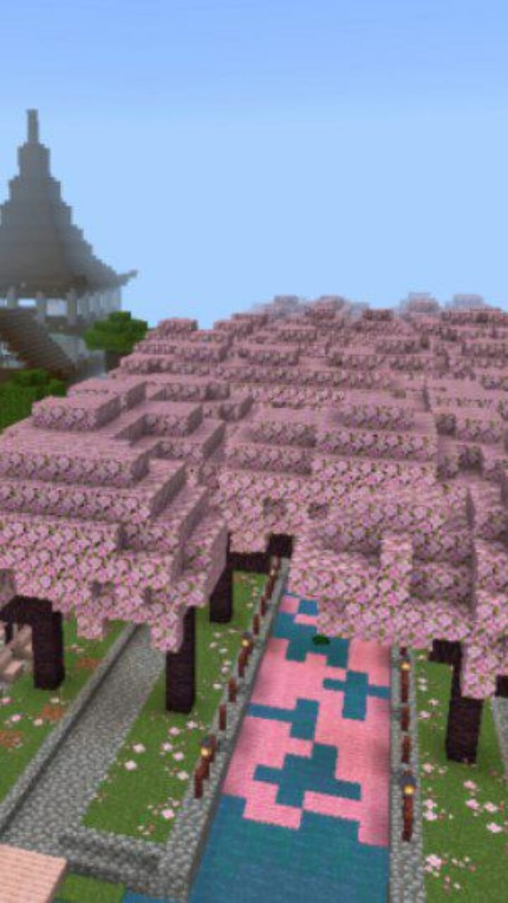 Download Sakura Sanctum Map for Minecraft PE: Sakura Sanctum Map for ...