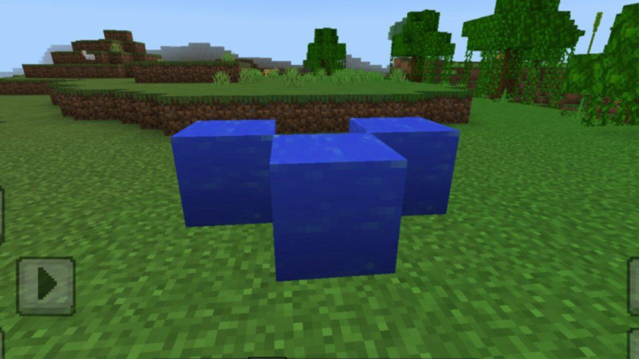 Water from Fake Liquid Blocks Mod for Minecraft PE