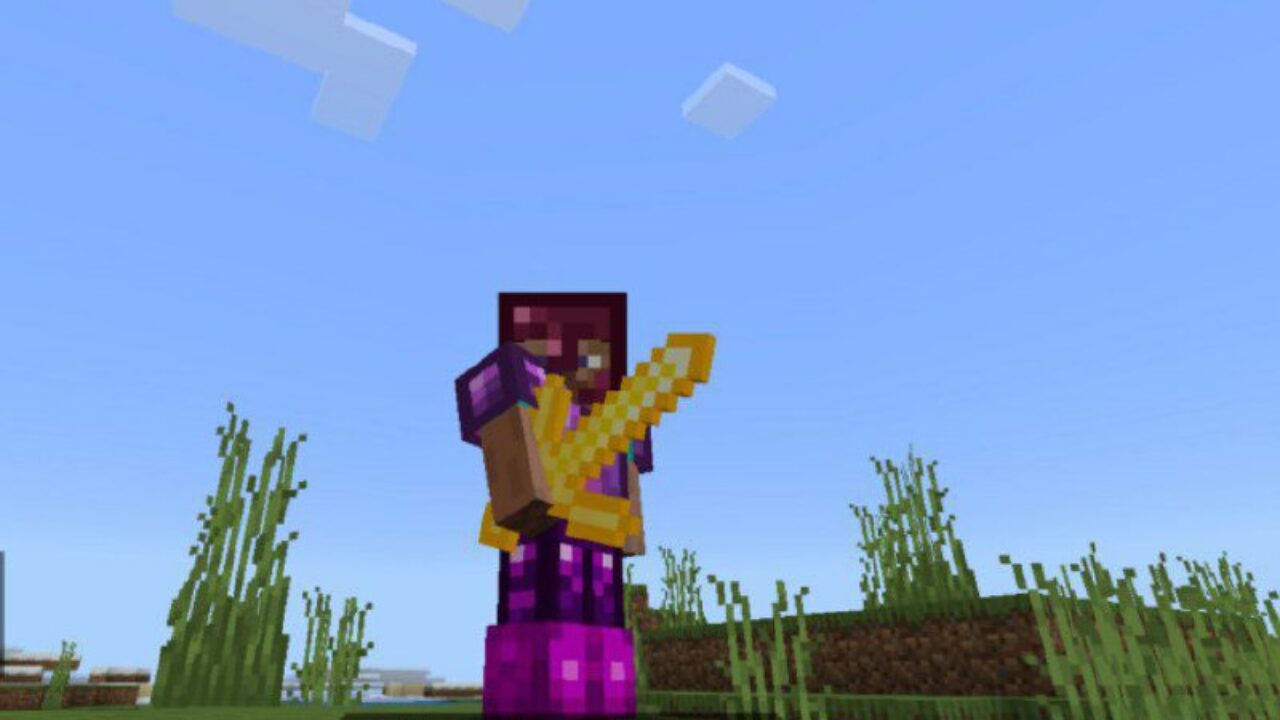 Weapon from Crystal Craft Mod for Minecraft PE