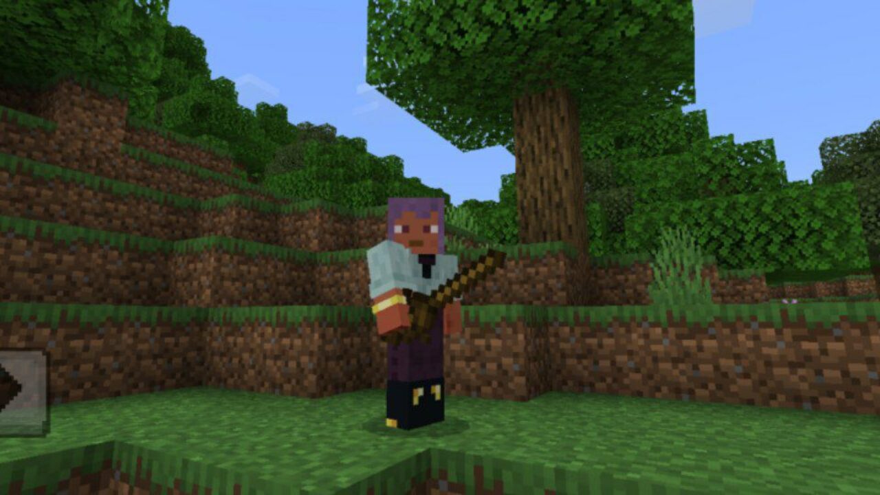 Wood from Rapiers Texture Pack for Minecraft PE