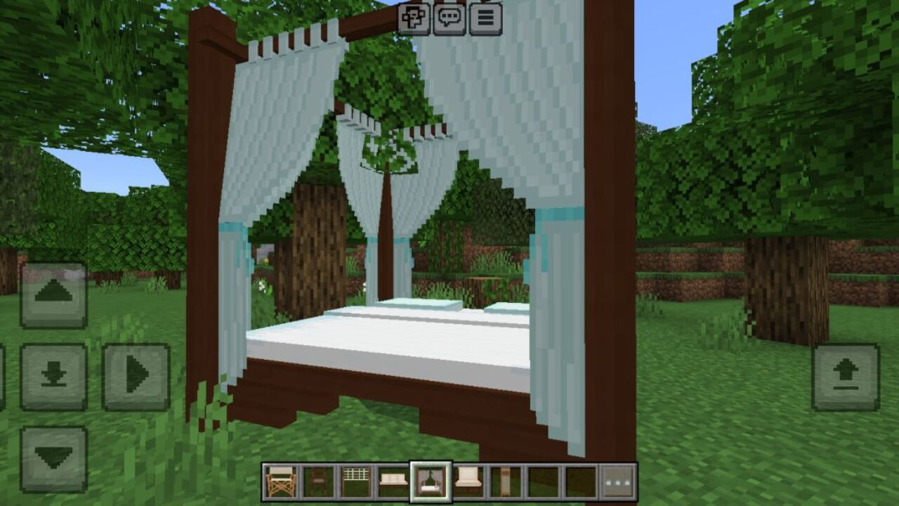 Bed from Exotic Furniture Mod for Minecraft PE