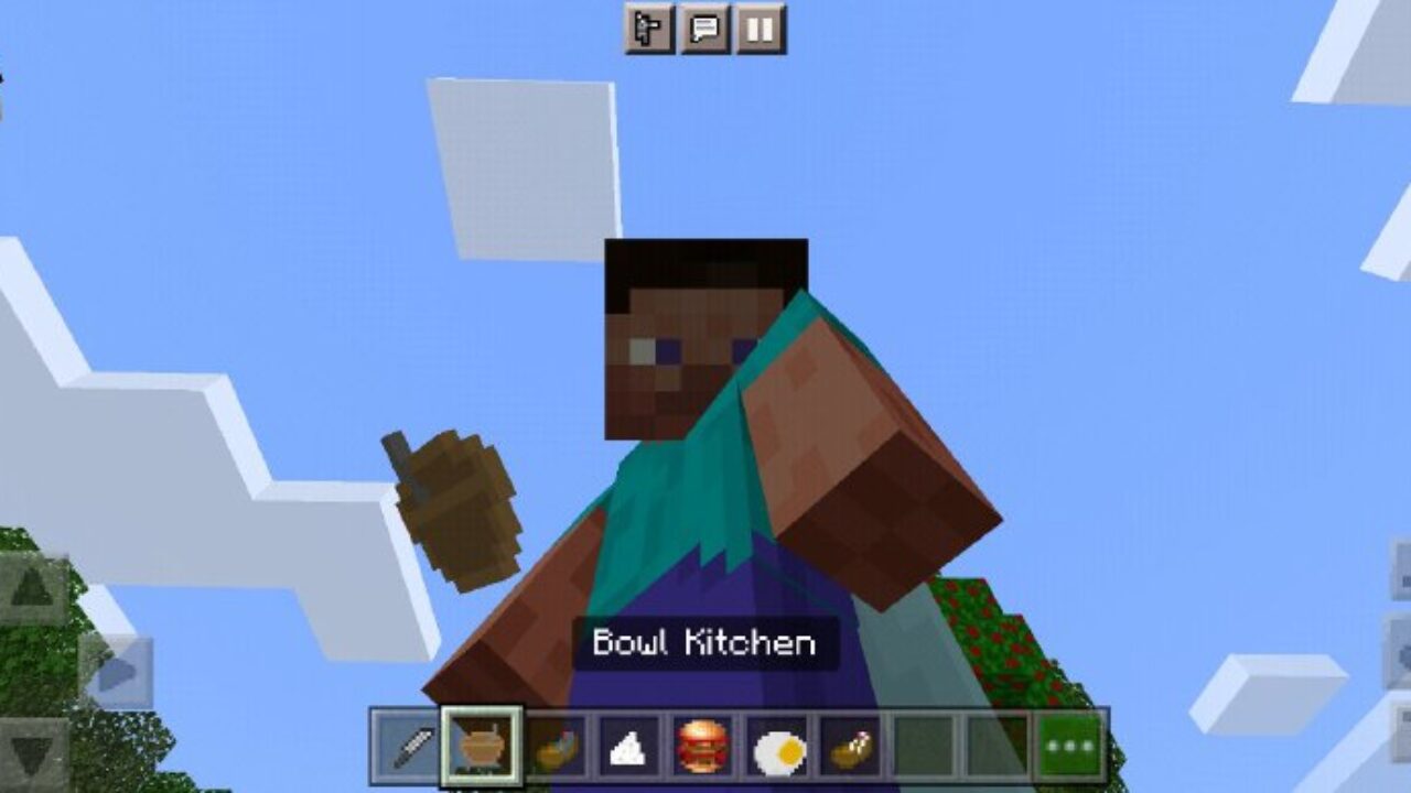 Bowl from Kitchen Knives Mod for Minecraft PE